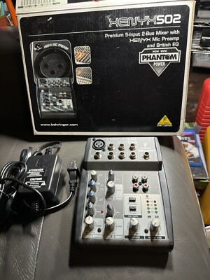 Behringer XENYX 502 | 5-channel Analog Streaming Mixer