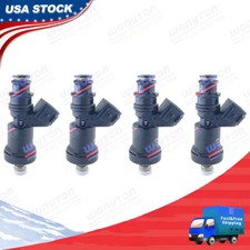 4Pcs Upgrade 4 Holes Fuel Injectors 16450-MBW-J21 For Honda CBR600 2001-2006