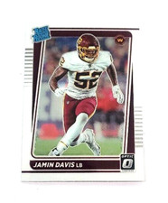 2021 Panini Donruss Optic Jamin Davis Rated Rookie Washington Commanders RC #247