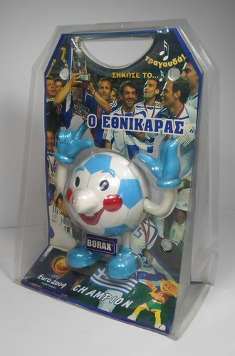 GREEK - EURO 2004 - SOCCER CHAMPION O ETHNIKARAS B/O TOY MOSC SEALED TESTED - Picture 11 of 12