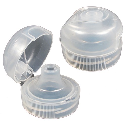 Trinkflasche 3 x 0,5 L Wasserflasche Tritan BPA frei + 3 x Trinkdeckel Flip Top - Bild 3 von 3