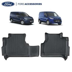 Genuine Ford Transit Connect Rear Rubber Floor Mats Tray Style 2014 2263245 Ebay