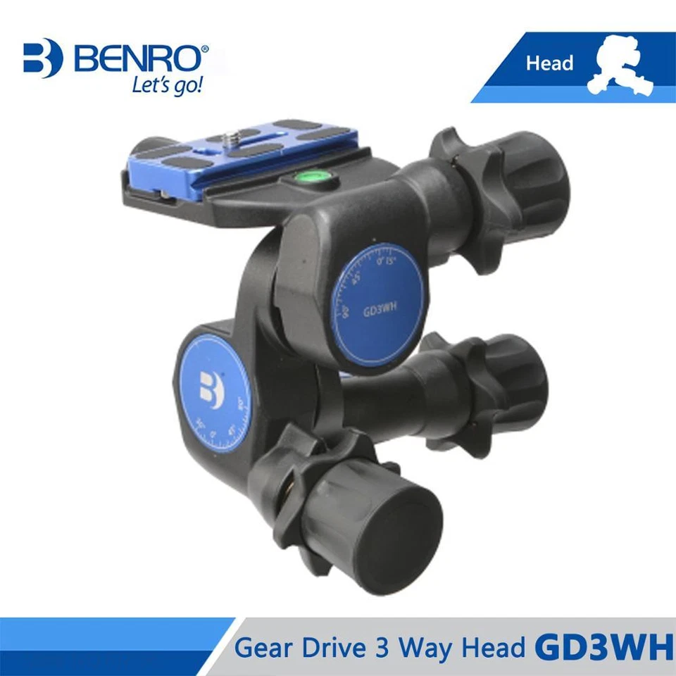 US BENRO GD3WHCN three-dimensional Gear Head PTZ SLR Photography Head Tripod - Image 3 of 4