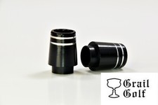 GRAIL GOLF ULTRA-PREM BLK COLLAR IRON FERRULES .355 .63" .560OD 2 CH RINGS W LOT