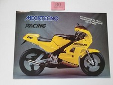 MECATECNO RACING CR8 MOTORCYCLE BROCHURE DOUBLE SIDED SPEC TO REAR