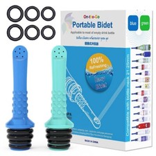 Portable Manual Handheld Toilet Sprayer Hygiene Wash Travel Bidet Set