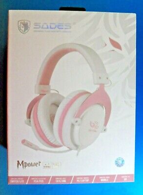  SADES MPOWER Stereo Gaming Headset for PS4, PC, Mobile