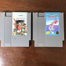 Lot of 2 NES Nintendo Video Games Karate Champ Contra Konami Data East Vintage