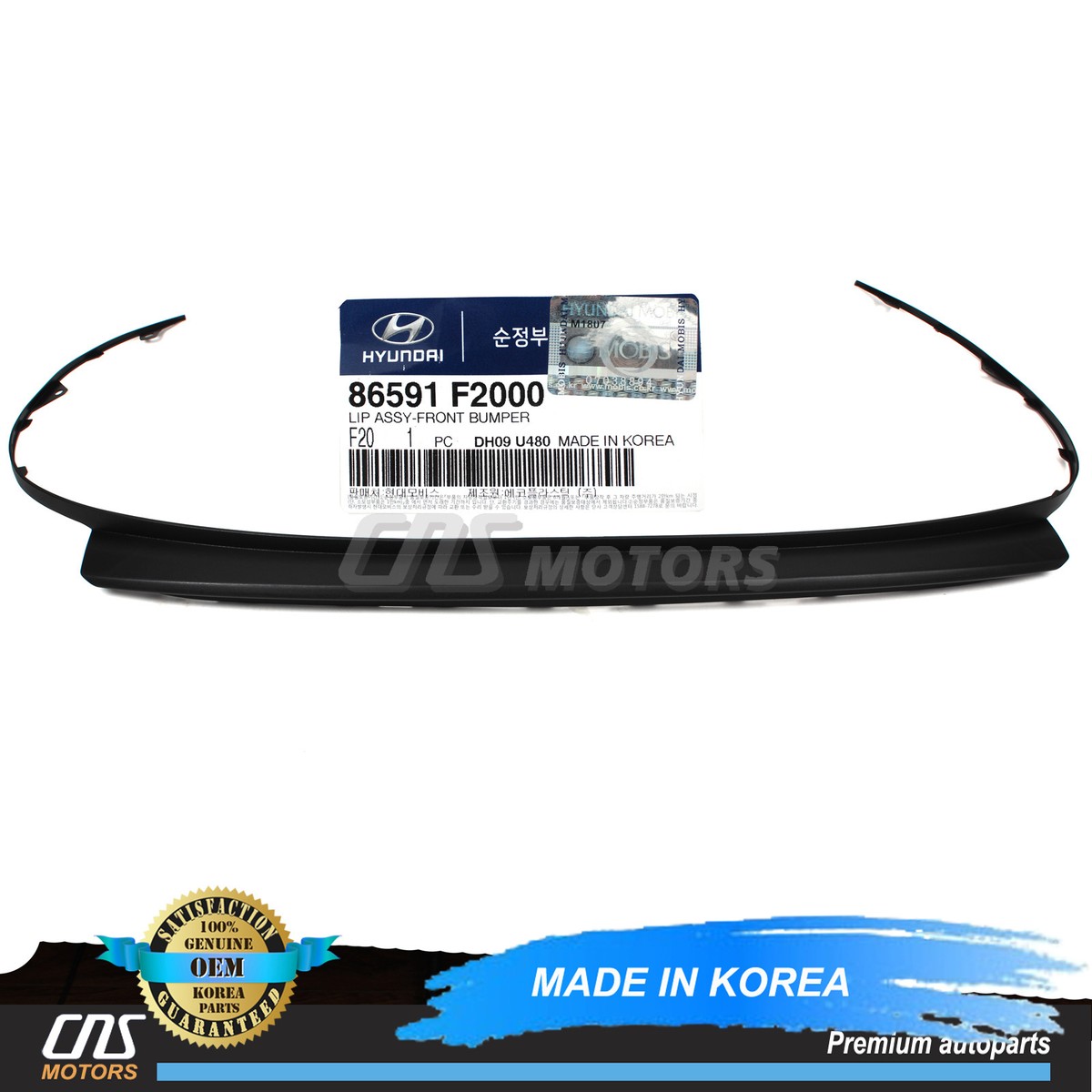 ⭐GENUINE⭐ Front Bumper Lower Lip Deflector for 17-18 Hyundai