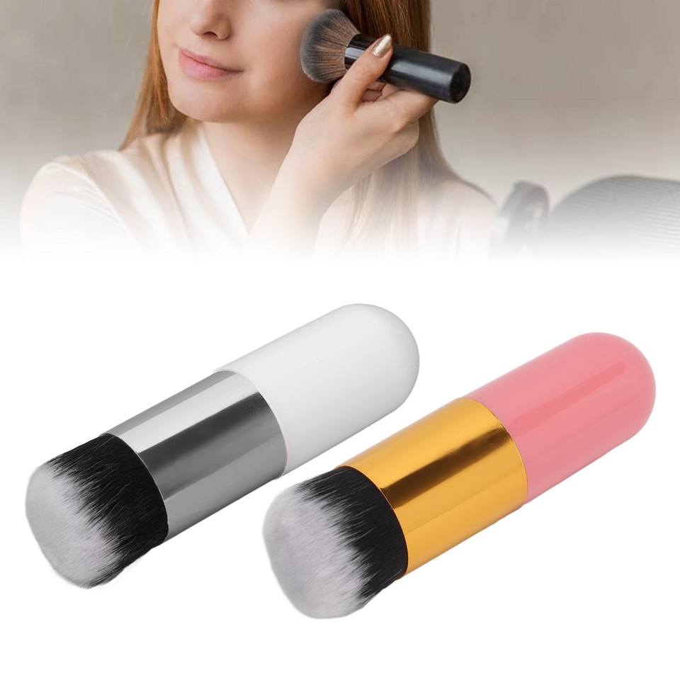 2Pcs Makeup Foundation Brush Comfortable Cosmetic Foundation Brush For