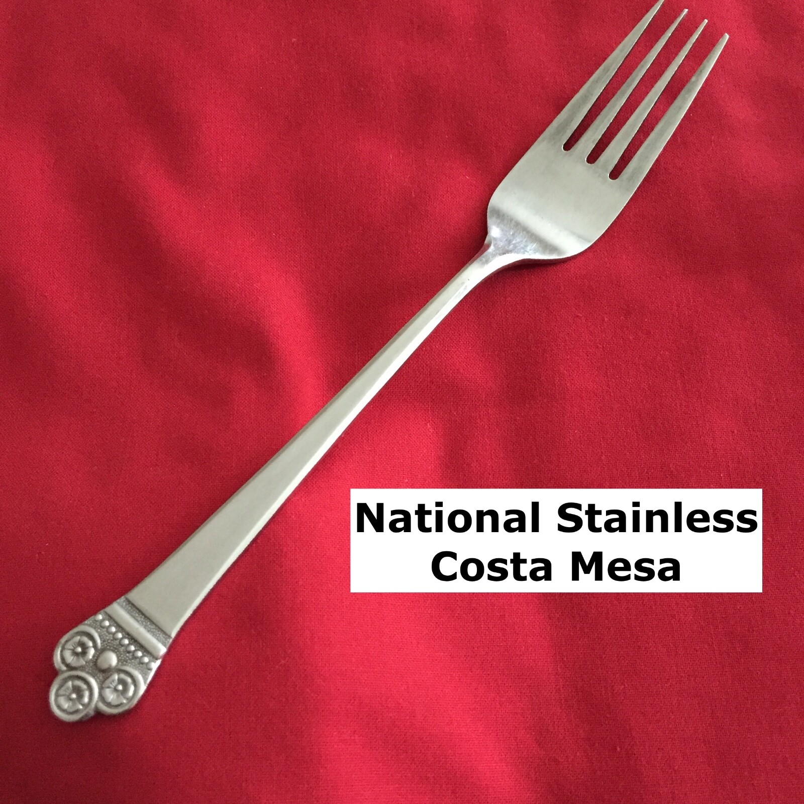 Stainless Steel COSTA MESA Dinner Fork 7.75 Inch Flatware