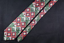 Robert Talbott Studio for Nordstrom Italian Silk USA Made Neck Tie. Golfer Print