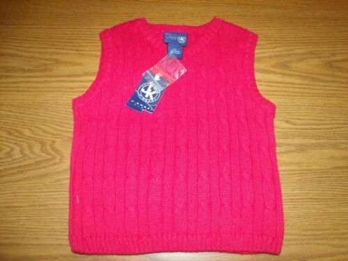 NWT J. KHAKI KIDS TODDLER BOYS 3T RED SWEATER VEST RETAIL $ 26.00 - Picture 1 of 3