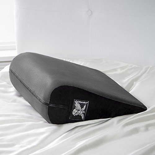 Liberator Jaz - Sex Pillow Sexkissen schwarz mit weichem Mikrofaserkeil - Bild 3 von 12