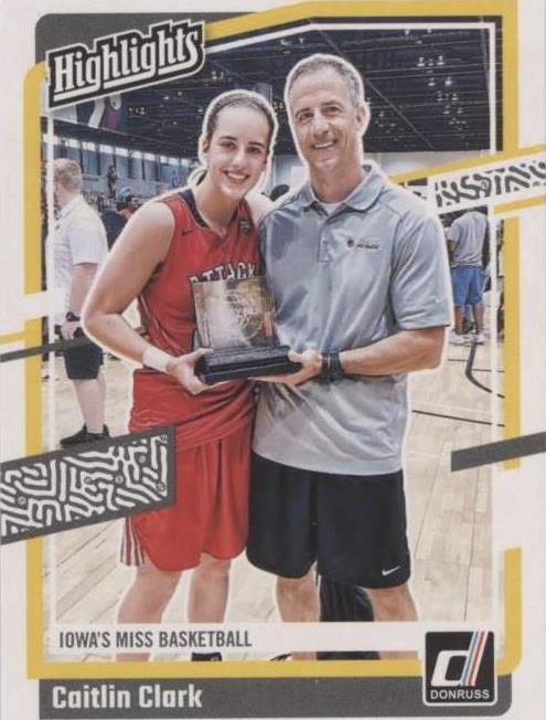 2024 Panini Caitlin Clark Collection - Highlights #H4 Caitlin Clark (RC)