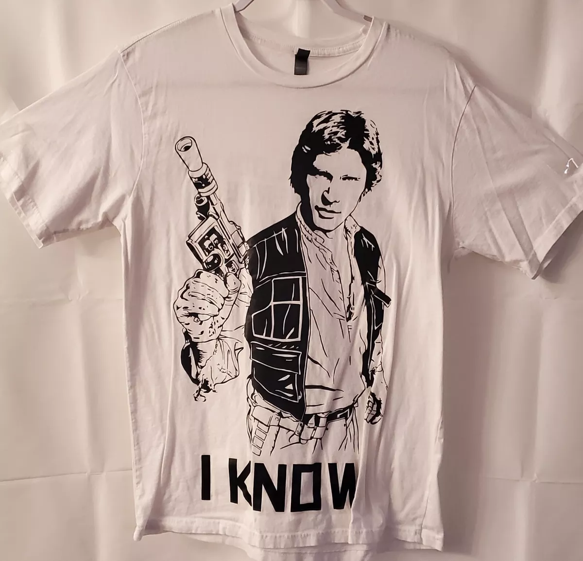 District Made Han Solo I Know Scruffy Looking Nerf Herder Back T