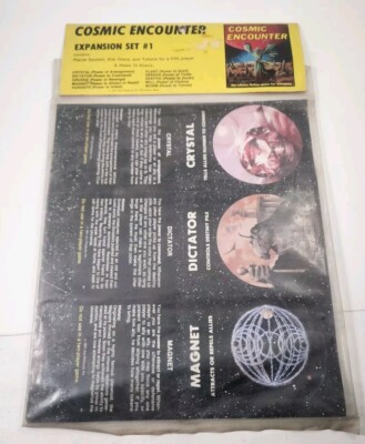 New Vt 1977 Eon Boardgame Cosmic Encounter Expansion Set #1 Bag 