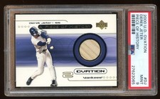 POP 2 PSA 9 DEREK JETER 2000 UD OVATION GAME USED BAT SP *A PIECE OF HISTORY*