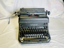 STUNNING Antique 1940 Remington Rand Model Seventeen Typewriter World War 2 WW2 thumbnail