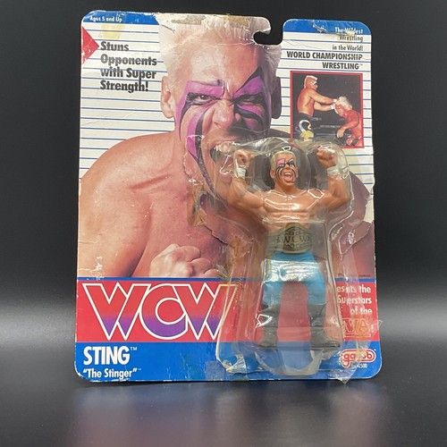 STING 1990 WCW NWA GALOOB WORLD CHAMPIONSHIP WREST...