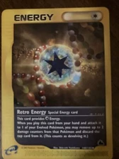  RETRO ENERGY 144/144 - Skyridge Set Pokemon Card