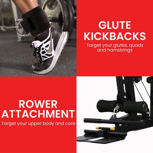 Powertrain Jx-89 Multi Station Home Gym 68kg Weight Cable Machine - Picture 9 of 10