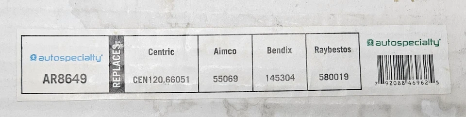 Rotor de freno Autospecialty Power Stop AR8649 2004 repuesto GMC Envoy  Foto 2 de 4