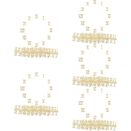 Set of 5 Wall Clock Watch Accessoires Uhr DIY Ziffern Ersatz Römische Zahl - Zdjęcie 8 z 12