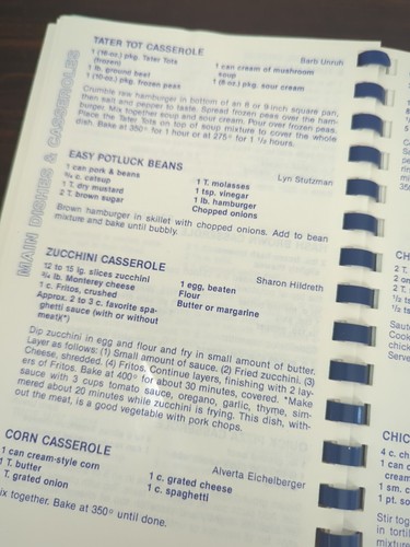 Mennonite Mixin's, Filer Mennonite Church, 1991, Idaho, Community Cookbookm, VTG - Picture 13 of 20