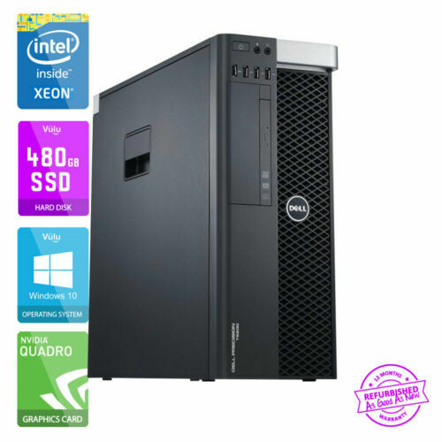 Dell Precision 5810 Xeon E5-1630 V4 64GB RAM 2TB SSD Workstation