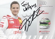 Timo Schneider, Team ABT Audi, Original Autogramm von ca. 2009
