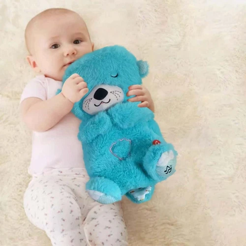 Oso de peluche musical LED máquina de sonido música luz y movimiento de respiración rítmica - Imagen 24 de 39
