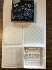 Towle  Lead Free Crystal 4 In 1 Game Set (New) But The Box Is A Bit Worn.