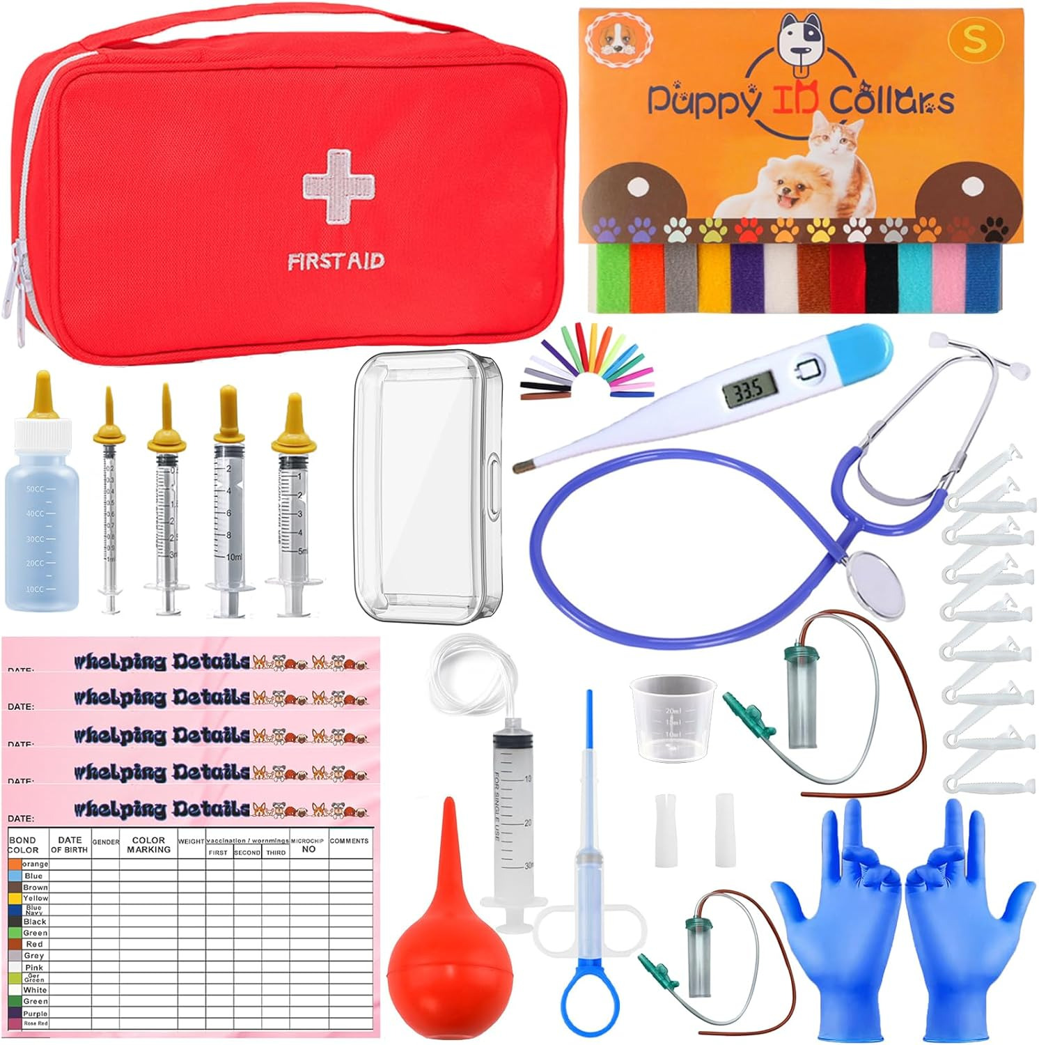 S L1600 Puppy Kitten Whelping Supplies Whelping Kit For Puppies Birth Kitten Supplies