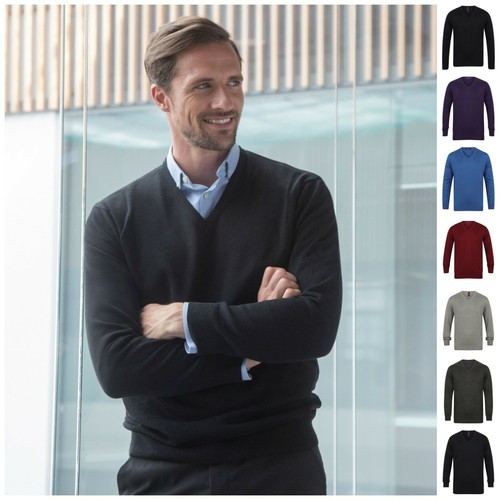 V-Neck Pullover Sweater Smart 2XS-4XL 