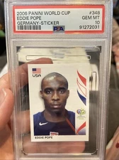 2006 Panini World Cup Album Stickers Eddie Pope #348 USA PSA GEM MINT 10