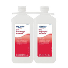 91 Isopropyl Alcohol Liquid Antiseptic, 32 Fl Oz, Twin Pack