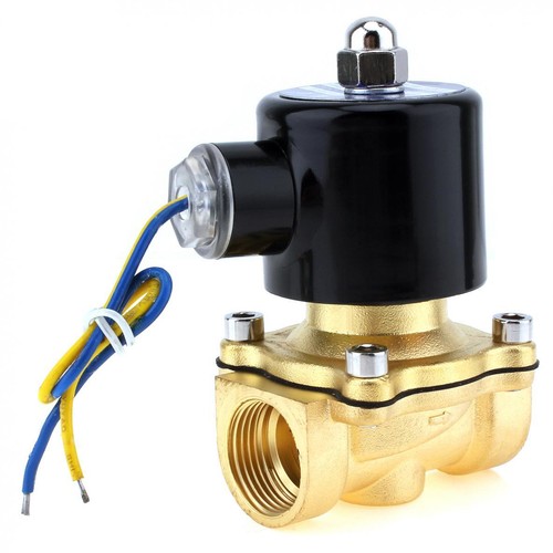 Elettrovalvola in ottone, 3/4" 12V valvola aria NC per acqua aria gasolio - Foto 4 di 11