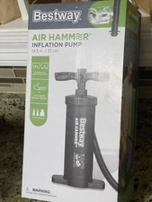Bestway Air Hammer Inflation Pump 14.5 inch - one hand pump. New in box.