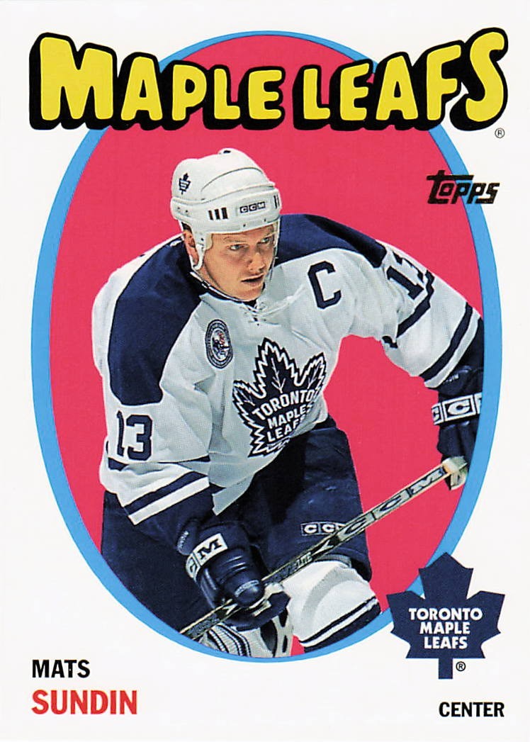 2001-02 Topps Heritage Parallel Insert #19 Mats Sundin