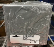 Cooper B-Line 444-RTSC Screw Cover Enclosure Junction Box 4" Square Gray NEW