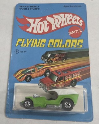 VINTAGE 1977 MATTEL FLYING COLORS HOT WHEELS  ICE TEA Old Store Stock Carded6980