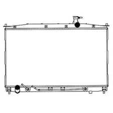 Replacement Radiator Unit Equipped w/Built-in Transmission Oil Cooler