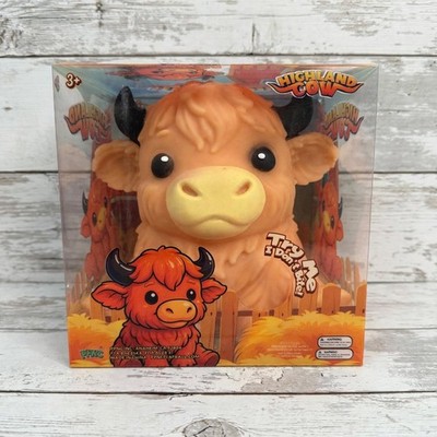 Highland Cow Squishy Toy Animal Stress Relief Sensory Viral Squishy Toy PPNC NEW