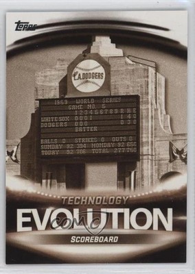 2019 Topps Evolution Of: Technology Jumbotron Scoreboard #ET-2 2u3