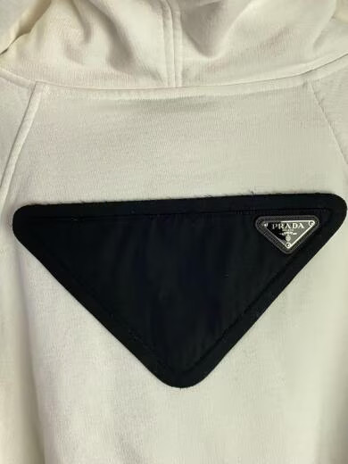 PRADA/hoodie/M/cotton/white thumbnail 3