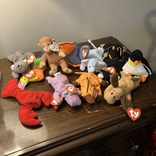 Ty Teenie Beenie Babies Lot of 12 McDonalds Happy Meal Vintage 90s