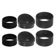 6 PCS Stereo Microscope Accessories Plastic Eyepiece Replacement Cover Shield