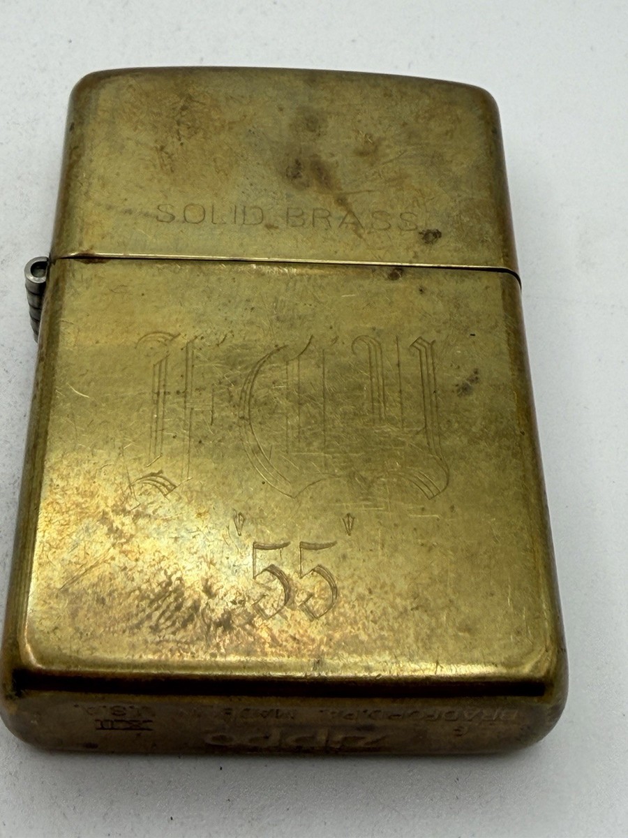 Vintage 1996 Solid Brass Zippo Lighter | eBay