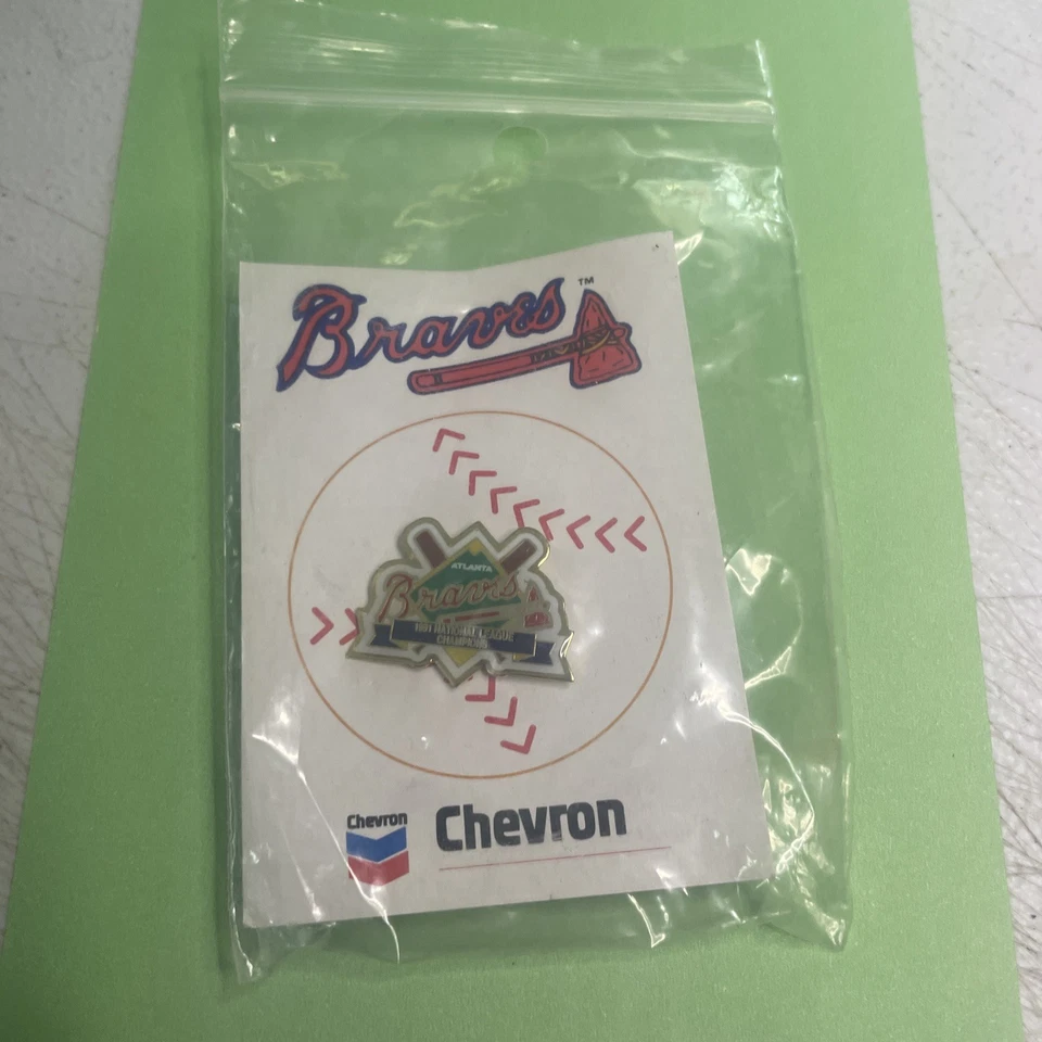 MLB Atlanta Braves 1991 National League Champions Commemorative Pin Series  - Image 3 of 4